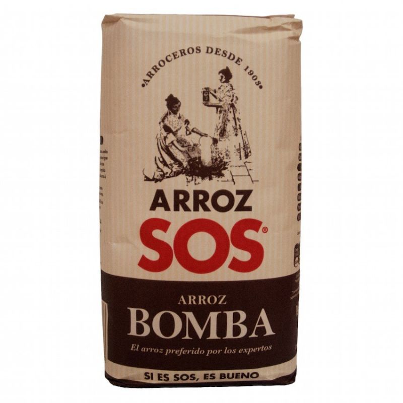 Authentic Spanish Bomba Rice - D.O. Arroces De Valencia, 500g, Perfect For Paella